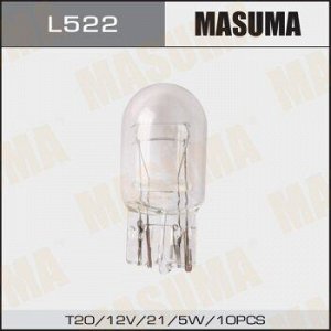 Лампа б/ц MASUMA 12v 21+5W T20 двухконтактные (уп.10шт) L522