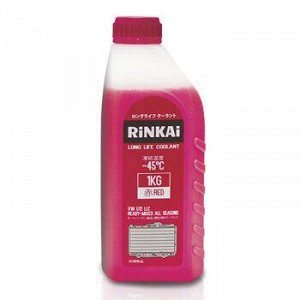 Антифриз Rinkai Long Life Coolant G12 LLC, красный, -45C, 1 кг