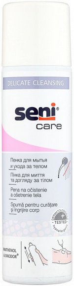 Пенка Seni Care для мытья и ухода за телом