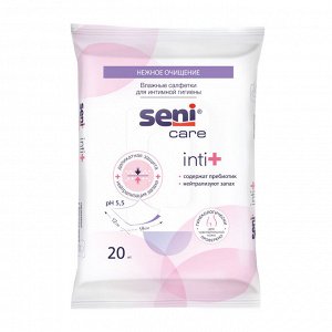 Влажные салфетки для интимной гигиены Seni Inti+ (20 шт.)