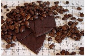Кофе зерно ароматиз.Горький шоколад 100 гр