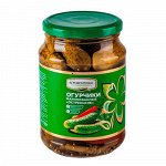 Огурчики маринованные Остренькие стерил. 720гр Агрокомплекс