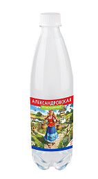 Вода питьевая Александровская газ. 0,5л пэт Агрокомплекс