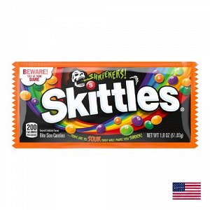 Skittles Shriekers Halloween 51g - Скитлс Хэллоуин. Кислый