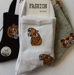Мужские носки, с тигром