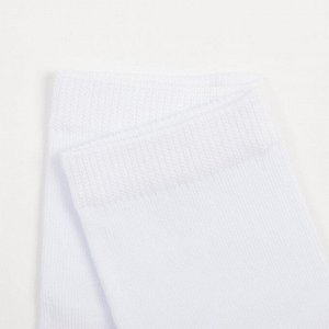 Детские носки, цвет белый, размер 18-20 (29-31)
