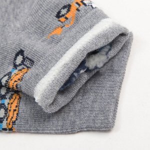 Детские носки, цвет серый, размер 14-16 (23-26)