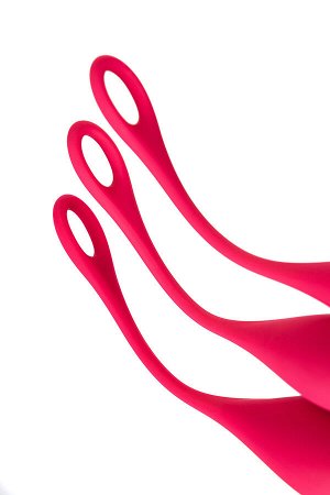 Набор вагинальных шариков Satisfyer YONI, силикон, красный, ? 2 см.
