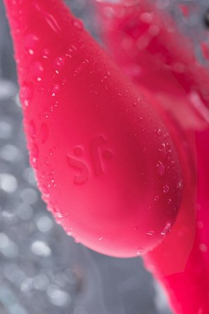Набор вагинальных шариков Satisfyer YONI, силикон, красный, ? 2 см.