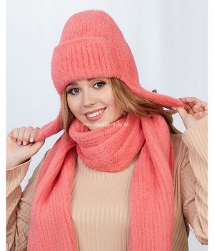 Эверест (ушанка+шарф) Комплект