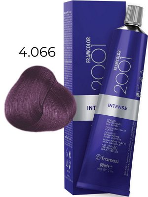 Крем-краска FRAMCOLOR 2001 INTENSE Насыщенные пурпурные 4.066  60 мл