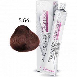 Крем-краска для волос FRAMCOLOR GLAMOUR, 5.64 темный шоколадный светло-каштановый  100 мл