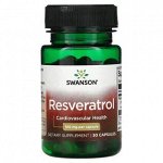 SWANSON ULTRA RESVERATROL Ресвератрол уникальный антиоксидант 100 MG, 60 капсул