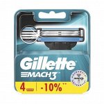 GILLETTE  MACH3  кассета  для бритья 4 шт