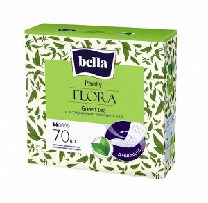 Прокладки ежедневные Bella Flora Green tea, 70 шт./уп. (с экстрактом зеленого чая)
