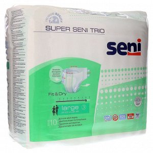 Подгузники д/взрослых Super Seni Trio Large 10 шт.