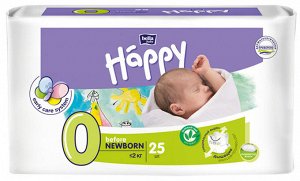 Подгузники д/детей Before Newborn, вес менее 2 кг. (с эластичными боковинками) 25 шт.