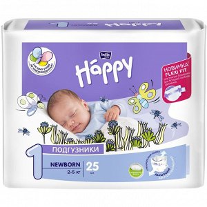 Подгузники  NEWBORN вес  2-5 кг 25 шт