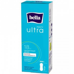 Прокладки ежедневные Bella Panty Ультратонкие женские гигиенические ultra large по 18 шт.
