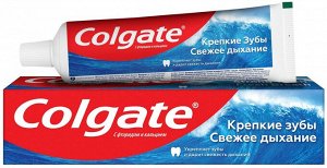 Зубная паста Colgate Крепкие Зубы Свежее Дыхание освежающая, 100 мл