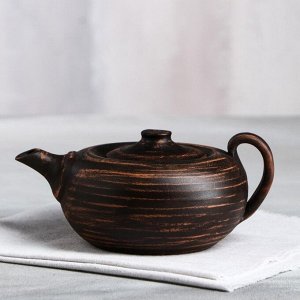 Чайник для заварки "Алтайский", красная глина, 0.5 л, микс