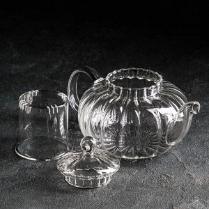 СИМА-ЛЕНД Чайник заварочный «Диана», 800 мл, со стеклянным ситом