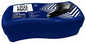 Губка для обуви UNIMAX для гладкой кожи (черная)