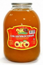 Сок Абрикосовый с мякотью ГОСТ 3л Мостовский РПК
