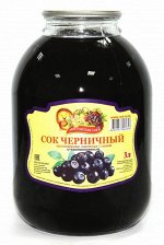 Сок Черничный ГОСТ 3л Мостовский РПК