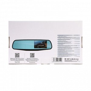 Видеорегистратор Element-5 T83 зеркало заднего вида 3,5" IPS Full HD, G-сенсор, угол 170'