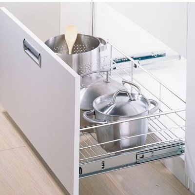 Кухонные аксессуары + Гардеробные системы + Фурнитура — Встраиваемые корзины, бутылочницы, секции
