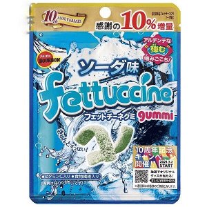 Мармелад жевательный FETTUCCINE GUMMI ITALIAN SODA AJI 50г 1/10