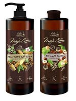 Magic Coffee крем-гель для душа карамельно-сливочный флет вайт 570мл 570