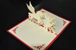 Открытка 3D 10*15 см (с конвертом)