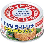 INABA Light Tuna Super Non-Oil - тунец в собственном соку большая баночка