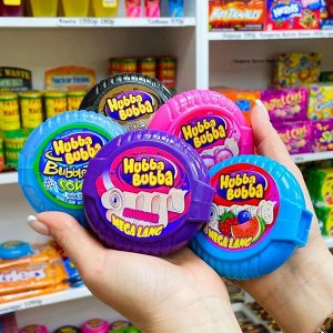Hubba Bubba Bubble Tape Triple Mix 56g - Жвачка Хубба Бубба тройной микс