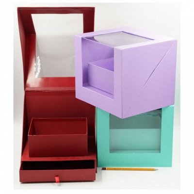 (91) Декораторам и флористам. Красивая упаковка — Картонные коробки для подарков