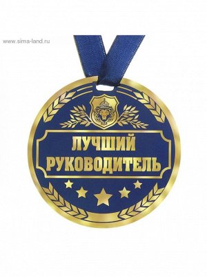 Медаль Лучший руководитель 9 см