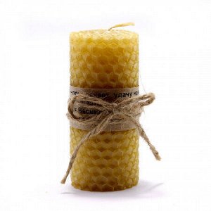 Свеча пчелиный воск Арома Лаванда 8,5 х 4,5 см