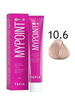 Тефия Краска для волос 10.6 экстра светлый блондин махагоновый пермаментная Tefia MYPOINT 60 мл