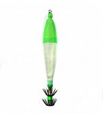 Кальмарница Seawood #4.0 (1шт, 10см, Chartreuse/White UV Glow)