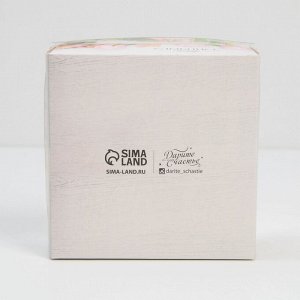Коробка под кулич с PVC крышкой «Улыбнись миру», 12 х 6 х 11,5 см