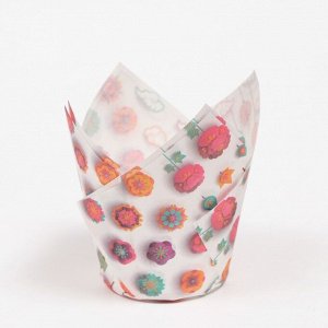 Форма для выпечки "Тюльпан", оригами, 5 х 8 см