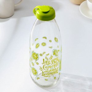 Бутылка для молока Fresh, 1 л, цвет МИКС
