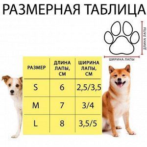 Носки нескользящие "Корона", размер М (3/4 * 7 см), набор 4 шт