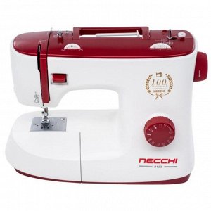 Швейная машина Necchi 2422, 70 Вт, 22 операции, полуавтомат, бело-красная