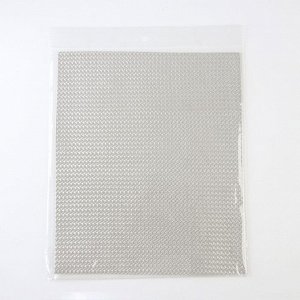 Ткань декоративная кожа для пэчворка «Серебристое облако», 25 х 30,5 см