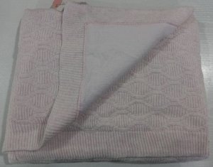 К023-15 Одеяло-плед вязаное,утепленное,110*95 см