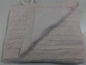 К023-15 Одеяло-плед вязаное,утепленное,110*95 см