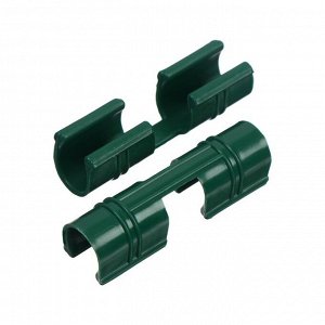 СИМА-ЛЕНД Зажим для крепления укрывного материала, d = 12 мм, цвет зелёный, набор 20 шт.